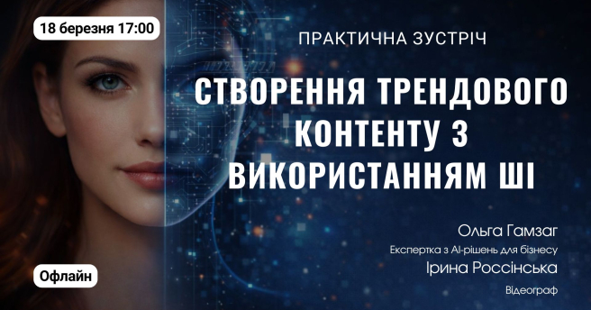 Створення трендового контенту з використанням ШІ: від ідеї до монтажу.